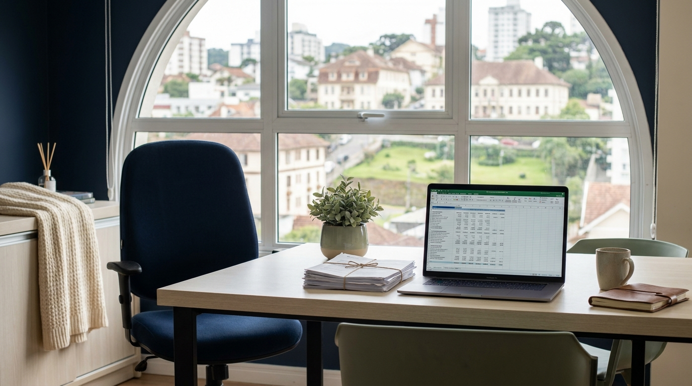 Ambiente de trabalho do escritório MOTTER Contabilidade em Caxias do Sul
